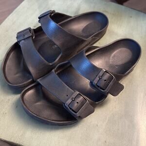 Birkenstock Arizona Eva Black Slide Sandals Water Friendly Size 41
